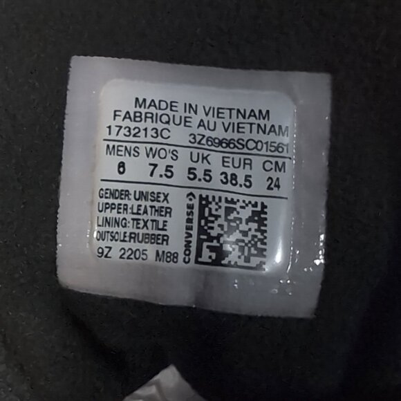 Converse Chuck Taylor Crafted Hi Top Boot Womens Size 7.5 - Picture 6 of 10